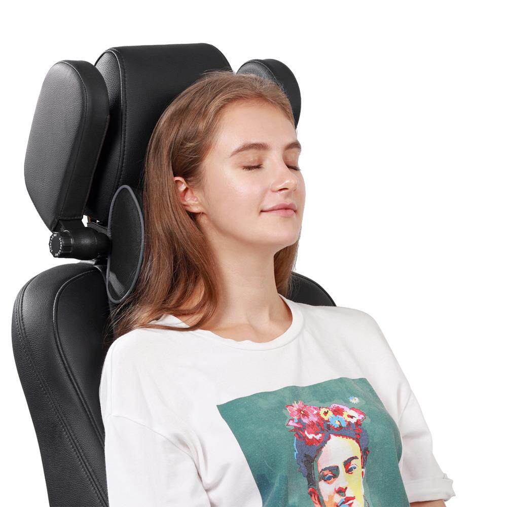 汽车内用睡枕侧靠儿童睡调眠创意加皮装可P68579VC革旅行护颈枕新