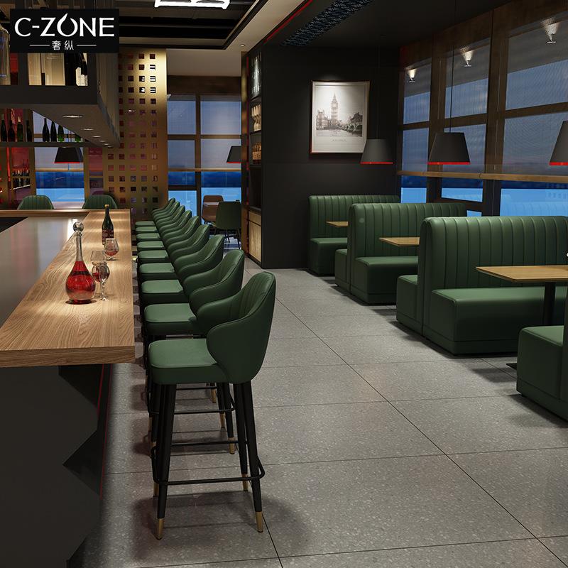 酒吧音座乐餐小吧卡饭店西餐厅餐饮桌卡椅套装SHEZONG-酒馆餐厅茶