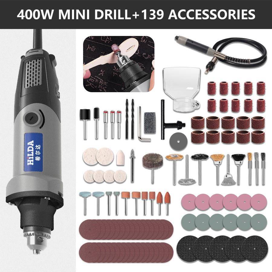40插电款220v直磨TQL1机电10V电磨机配件家用动0研磨抛光机套装