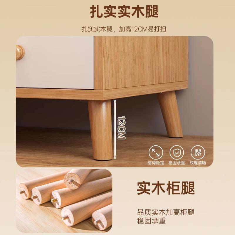 床头柜家用现代简约床侧WMH边柜卧室边屉式收纳储抽物柜小子型置