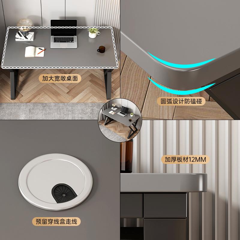 电脑桌卧XB--9室家用桌竞桌简约奢轻办公桌子卧室学生学习写电字