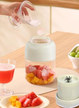 便携户无线外小式型大汁容量家QMP用便携榨机榨汁多功能碎冰机果