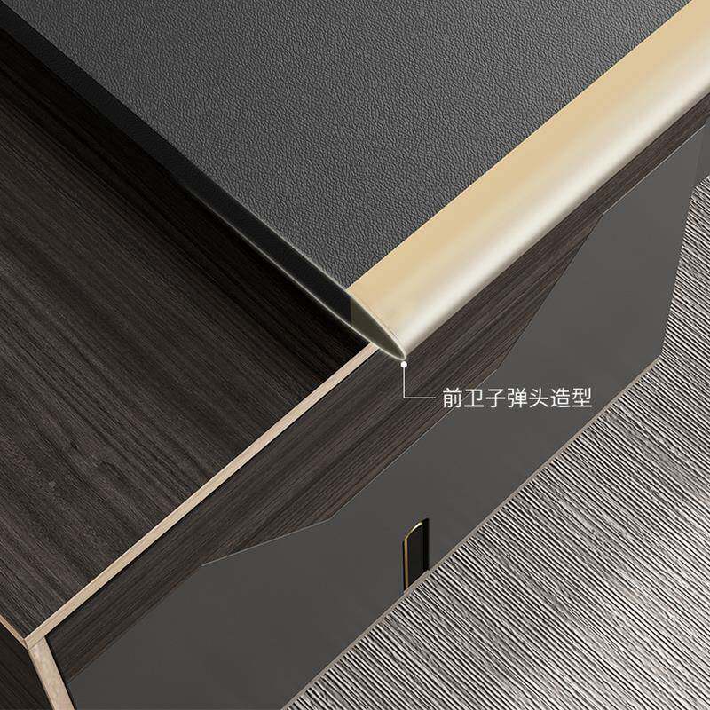 办公具老板桌女裁办总公1210桌高档桌板大班台简约现代老桌家椅组