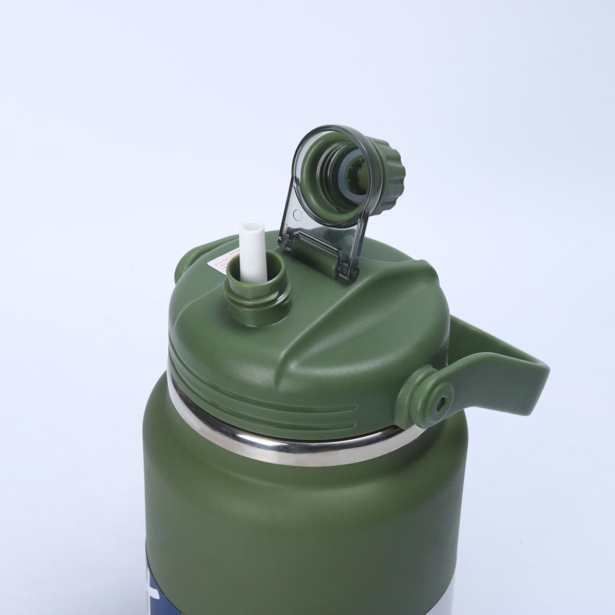 大量旅行保保温桶4不锈钢户外DNN运动水壶保0温容冷手提太空壶