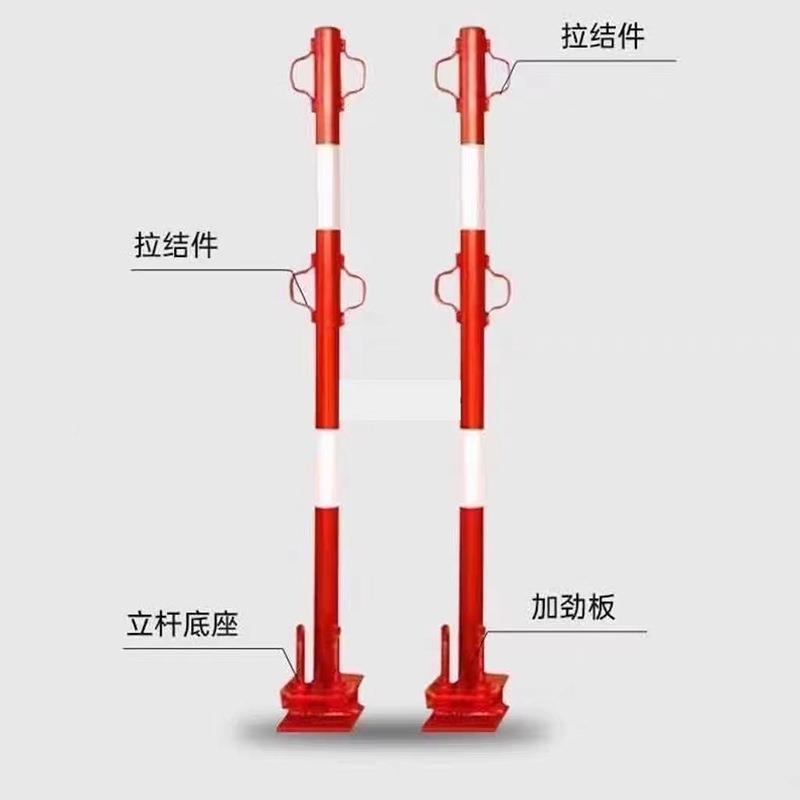 生命线立杆钢杆结构生命线支架防落安立高空KAE坠作业安全全绳支