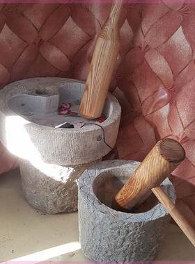 做糍粑大木锤糍粑工具家用无漆打年糕木锤环保商用捣碎木锤肉锤子