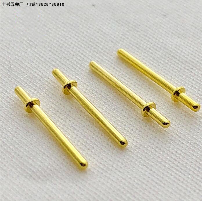 PCB板1.0*3*10十字铜针pin针接线排针焊针双头圆针电路板KNX插针
