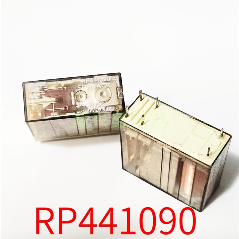 RP441090 原装正品 泰科/TE/SCHRACK 90VDC/8A 6脚两组常开继电器