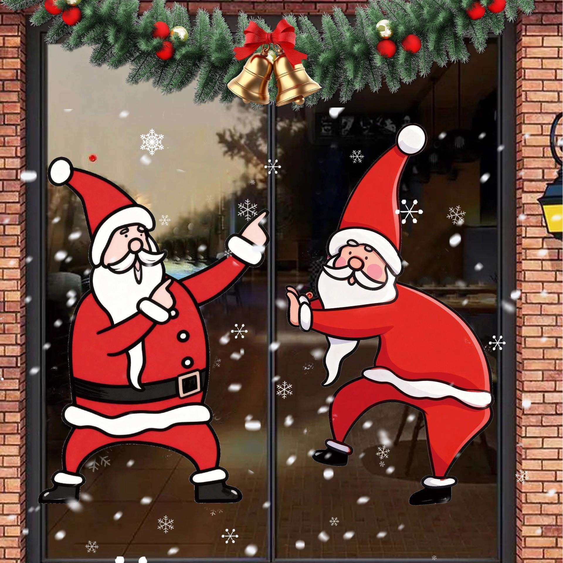 圣诞节装饰学校教室活动签到迎宾牌板仪式商店门口拍照打卡布置