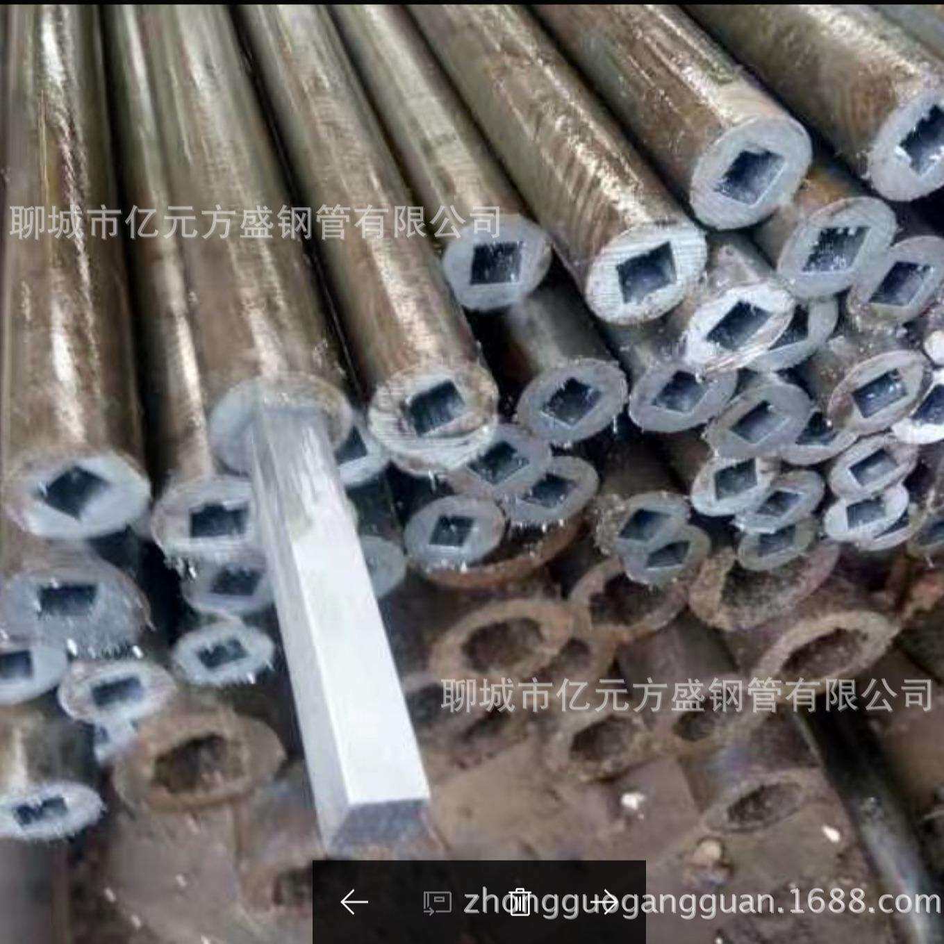 外圆内异型管/外圆内八角钢管/外圆内六角管/外圆内T型管Q125厂家