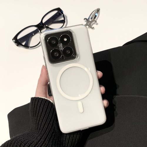 适用小米15pro手机壳精孔magsafe