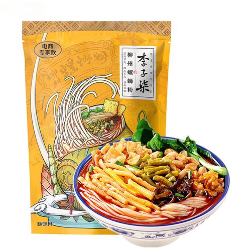 李子柒螺蛳粉240g330g袋广西泡椒特产零食夜宵方便速食粉米线爆椒