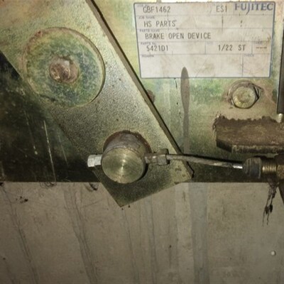 富士达松闸装置拉线 FUJITEC老款无机房拉线 手动松闸装置