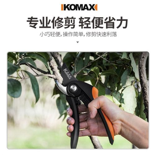 德国KOMAX剪枝果树修枝剪刀园艺修剪树枝园林省力修花枝剪家用强