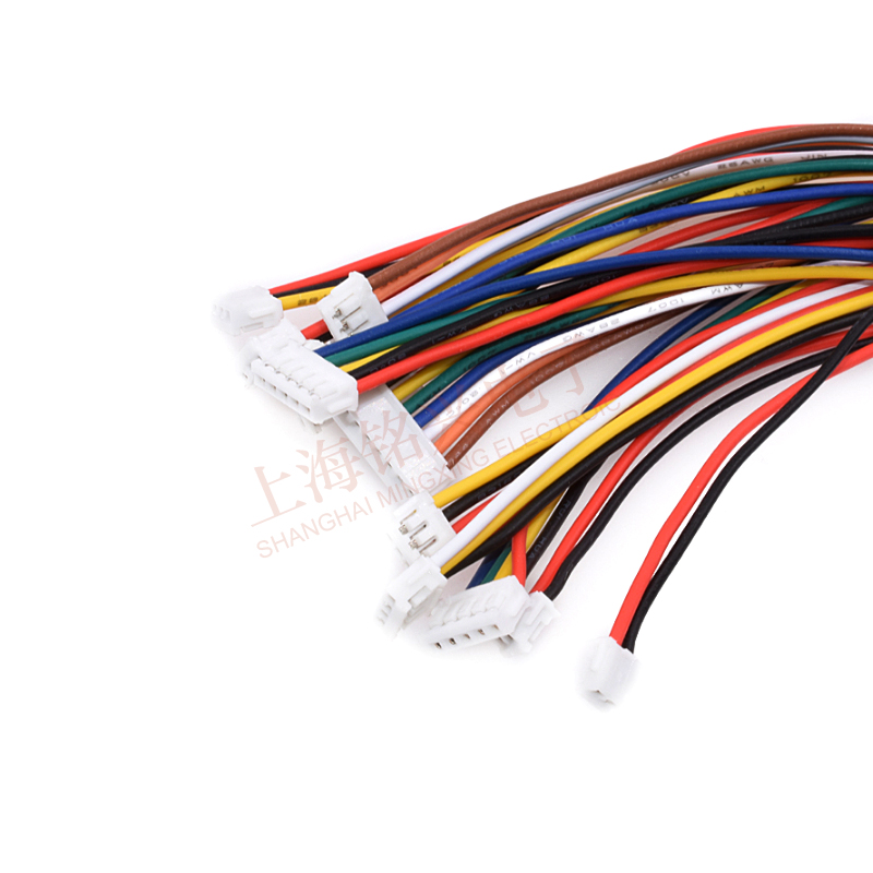 ZH1.5mm彩色连接线2/3/4/5/6/7/8/9/10P 单/双头电子端子线 28AWG