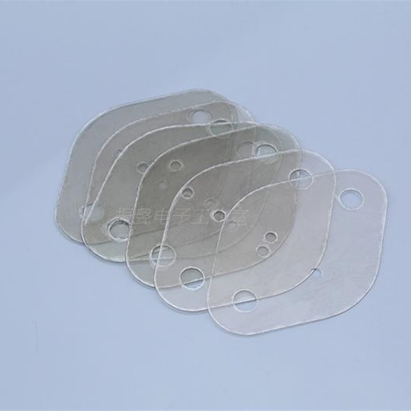 天然云母片 透明绝缘垫片 TO-3 44.5*31.5*0.12MM金封铁帽管10片