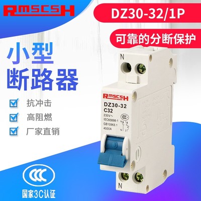 DPN漏电保护器 (DZ30-32)小型断路器 20A/16A/10A/25A/32A