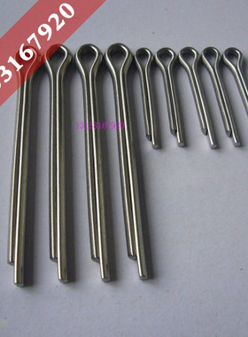 塔机配件M3 4 5 6 8 10 12-100mm开口销卡销哨子发夹销U形销镀锌