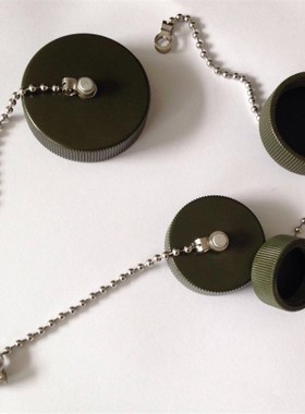 航空插头插座 MS3057-6A 8A 螺纹金属防尘盖 防水盖QMS-25043/42