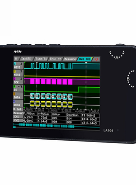 LA104LogicAnalyzer逻辑分析仪四通道调试助手采样100mhz协议分析
