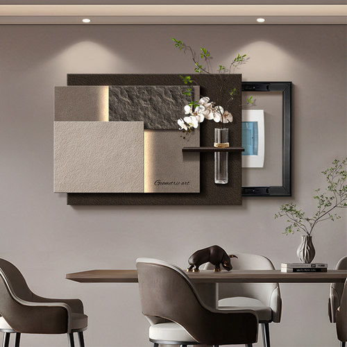 现代轻奢电表箱装饰画2025