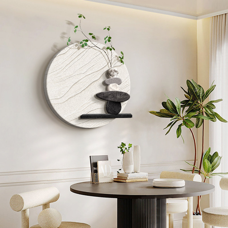 现代简约餐厅装饰画轻奢高级感餐桌背景墙画2026新款客厅玄关挂画