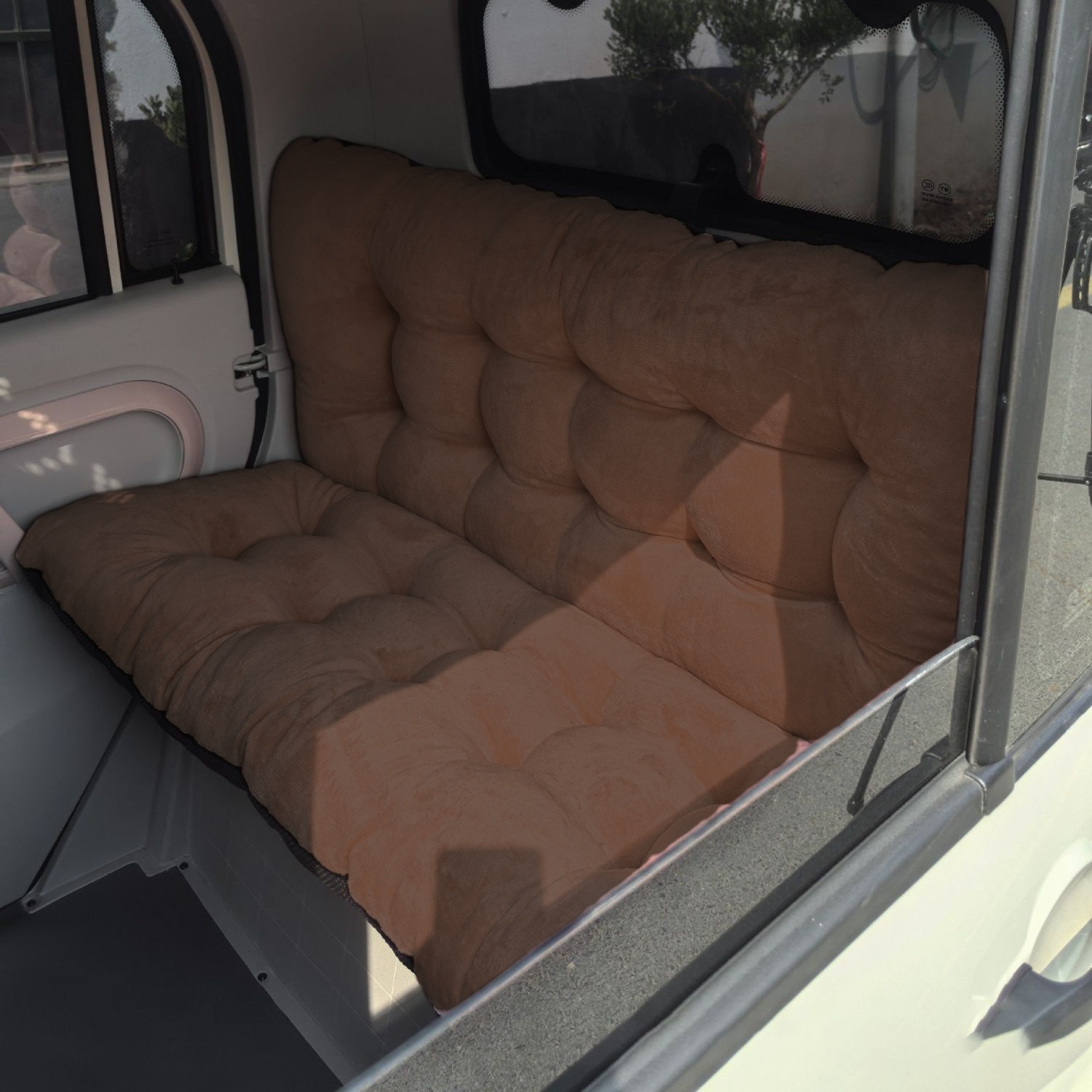 封闭车保暖防风加绒坐垫通用冬季