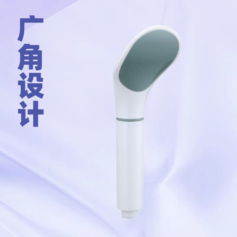 浴室白色过滤增压美肤手持单个沐浴热水器花洒喷头普通莲蓬头加压