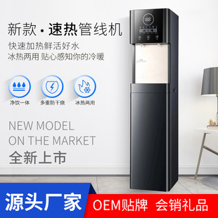 温热一体饮水机直饮净水器商务办公管线机RO反渗透开水器 立式