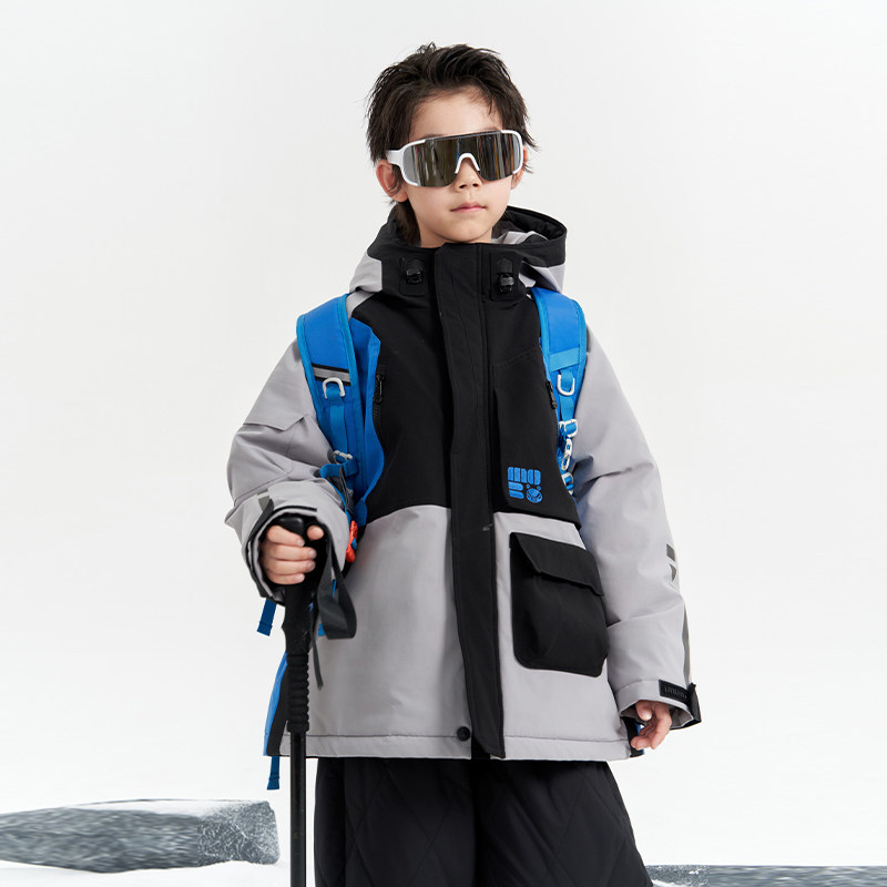 童装男童羽绒服2025冬装新款儿童卡通撞色连帽外套冬季保暖中大童,童装/婴儿装/亲子装,羽绒服,淘宝优惠券,粉丝福利购,淘宝优惠卷