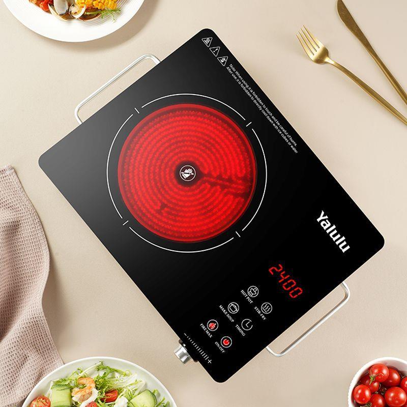 出口110V电陶炉电磁炉家用炒菜锅大功率烤盘围炉煮茶器省电