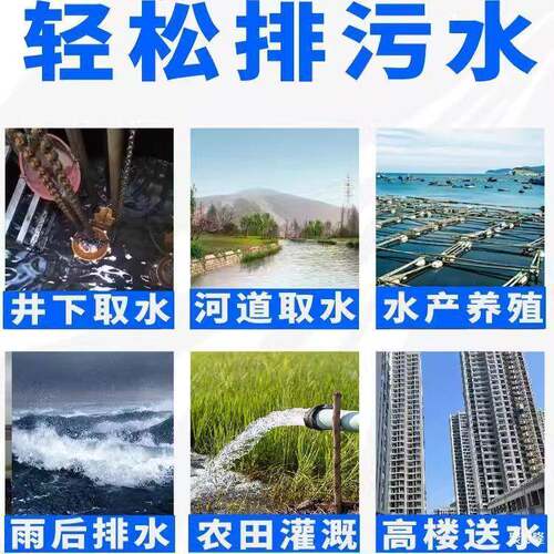 SRSC上海人民潜水泵家用井水高扬程大流量离心泵家用灌溉水井泵