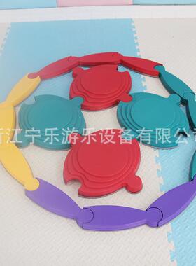 幼儿园玩具室内感统训练平衡木儿童早教中心教具河流岛屿平衡板