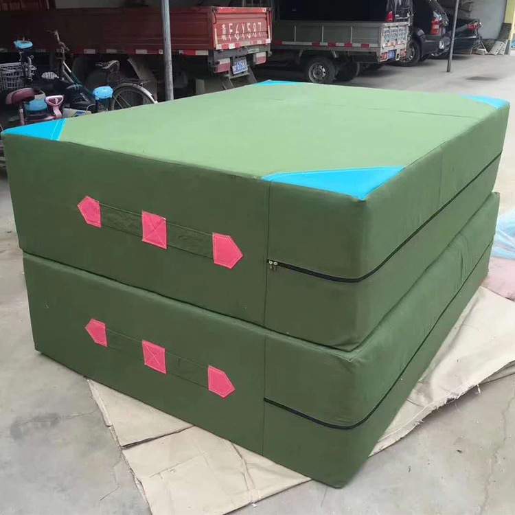 折叠体操跳高垫 跆拳道武术加厚空翻垫子 攀岩跑酷训练防护海绵包