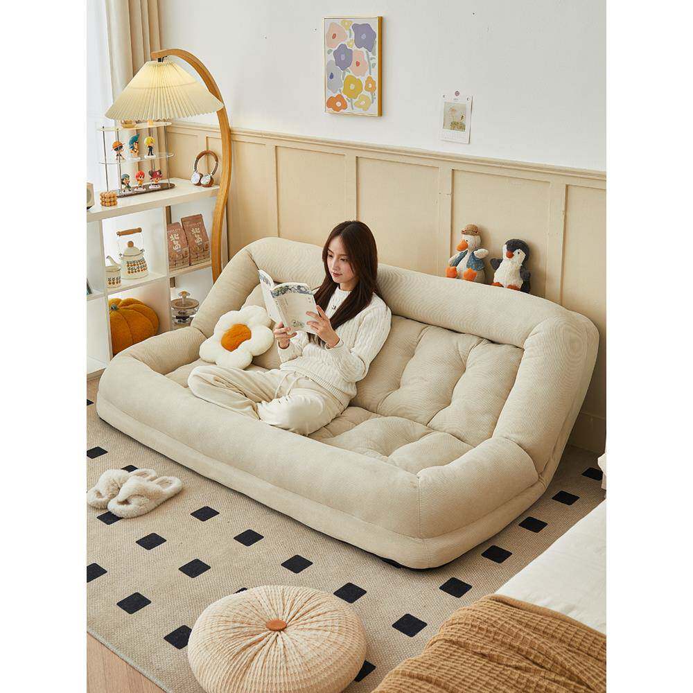 懒人沙发可躺可睡小型卧室可爱双人榻榻米单人小沙发大型人类狗J^