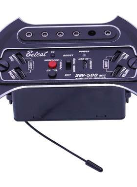 民谣木吉他音孔无线拾音器Belcat免开孔麦克风打板小清新便携环保