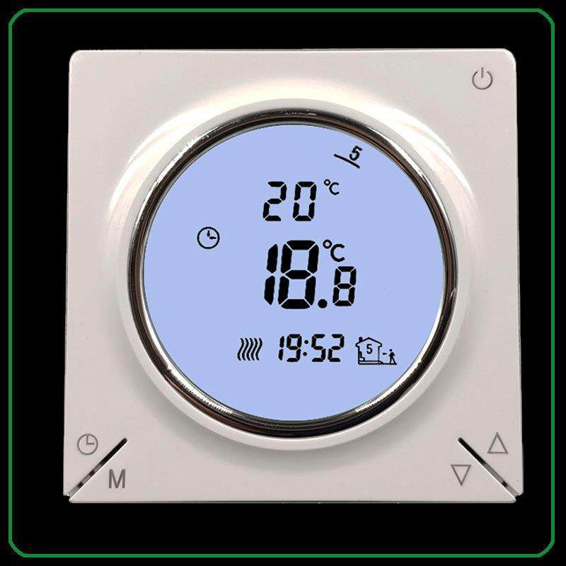 工厂地暖联动温度控制器带编程智能暖通温控开关地暖温控器