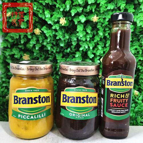 360g英国班仕顿牌原味果酱泡菜酱Branston Original Pickle Sauce