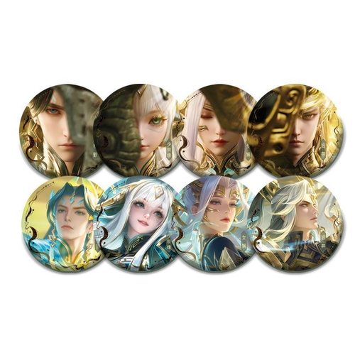 王者荣耀十周年限定三星堆联动吧唧徽章后羿女娲杨戬少司缘徽章