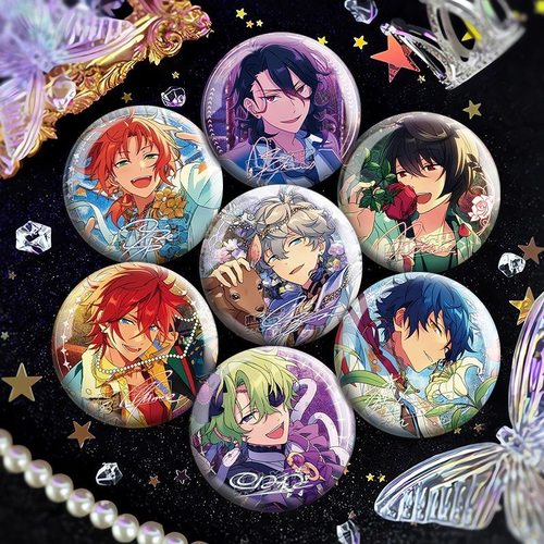 偶像梦幻祭周边双闪吧唧徽章巴日和朔间零守泽千秋天城磷音徽章