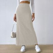 slimming slit hip 休闲显瘦开叉包臀半身裙Casual hugging skirt