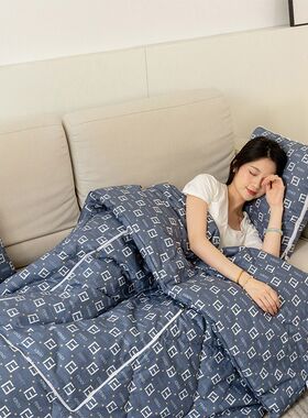 全棉两用抱枕被i子车载靠垫二合一办公室午睡可折叠一体枕头空调