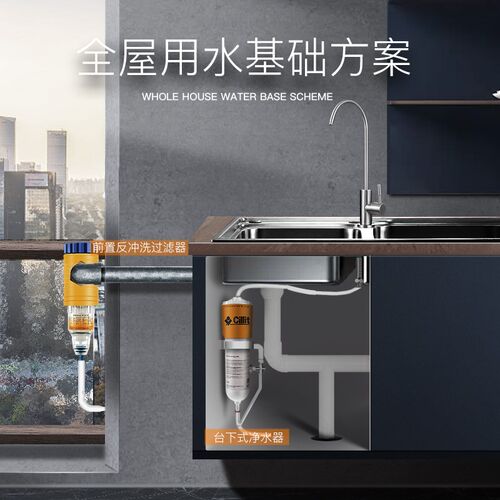 Cillit水丽全j屋净水器原装进口前置末端过滤器别墅户型RF+Energy