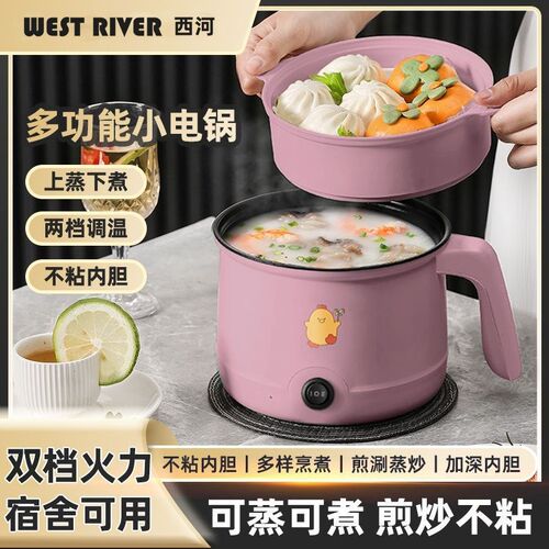 德国特价电煮锅宿舍学生煮粥锅蒸C煮一体电热火锅多功能电火锅家