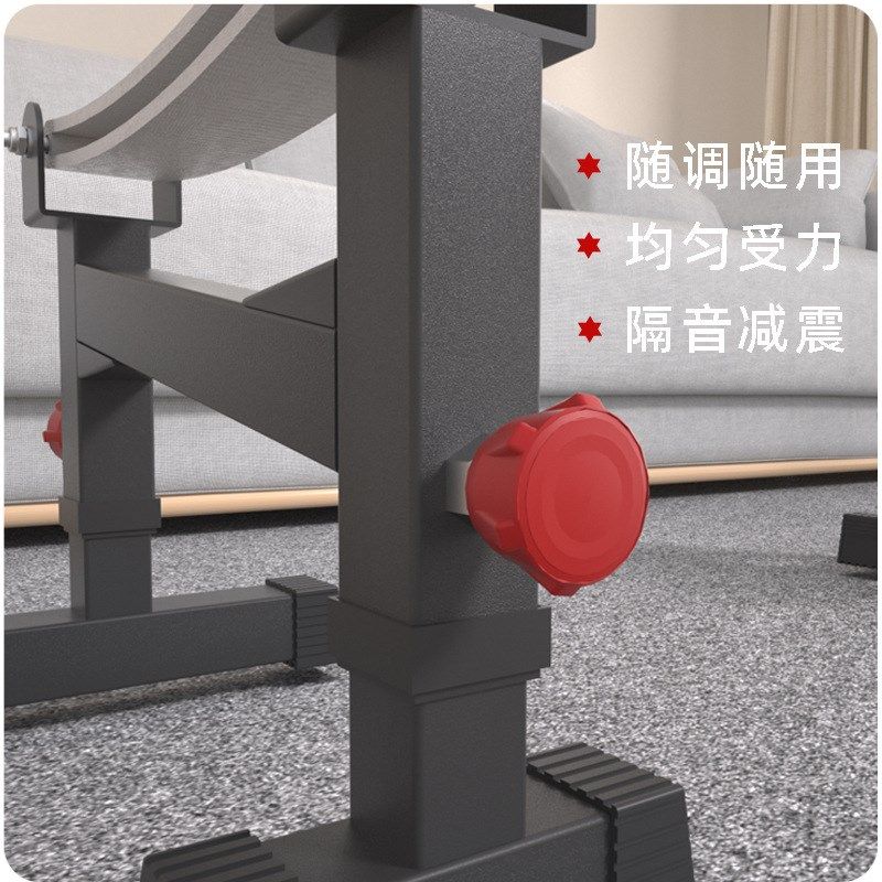 可调节硬拉台缓冲支架放置架举重硬拉垫奥L杆杠铃架子家用健身房图片