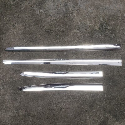 适用于06-12年进口新胜达门边条 圣达菲改装车身饰W条车门亮条配