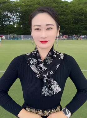德绒带兜护颈围脖防风保暖长巾