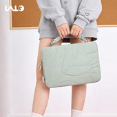 LALO叶脉电脑包14寸适用于苹果华为笔记本手提收纳内胆Macbook13 13.6寸防摔防震防水全包保护套15 16寸通用