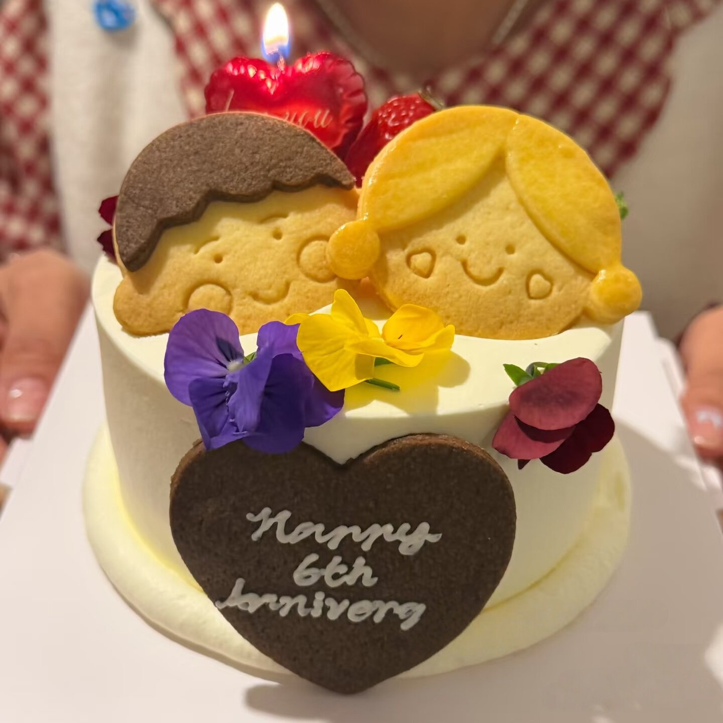 爱心娃娃脸头像男孩女孩饼干蛋糕装饰情侣生日礼物甜品台饼干数字