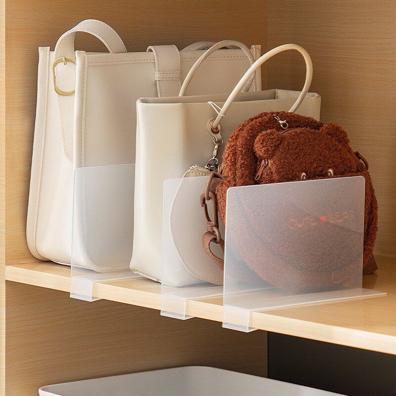 速发可柜收纳整理隔板橱收节分隔栏橱柜调纳置物架分类隔板分格栏